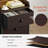 Sereena Nightstand With Outlets & LED Lights, End Table With3 Drawers & 2-Tier Open Shelf, Bedside Table For Bedroom-1471367071