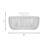 Dartmore Clear Glass Shade Flush Mount
