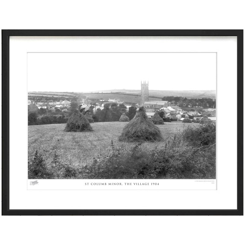 St Columb Minor, The Village 1904 by Francis Frith - Single Picture Frame Print, 45cm H x 60cm W x 2.3cm D