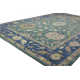 Frances Floral Handmade Tufted Wool Green Area Rug