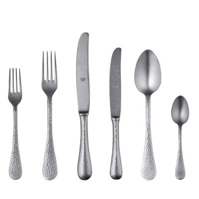 Epoque Flatware Set - 36 Pieces - Pewter
