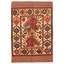 Tapis décoratif en laine noué à la main de conception unique 4 pi 1 po x 6 pi Caylyn New Age