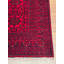 Tapis en laine et coton rouge noué à la main Original