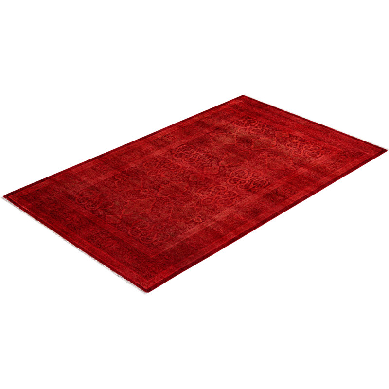 Overyed One-of-a-Kind Rectangle 3'1" X 5'2" Hand Knotted Area Rug