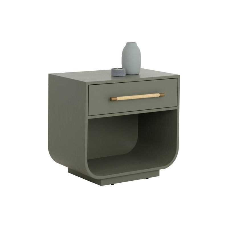 Table de chevet Tarrange - vert sauge