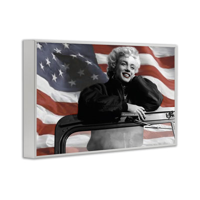 Art numérique Marilyn & Waving Flag par Jadei