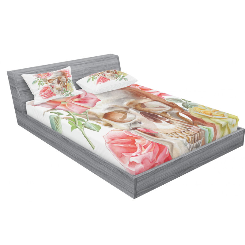 Microfiber Sheet Set, Queen Sheet Set with Fitted Sheet