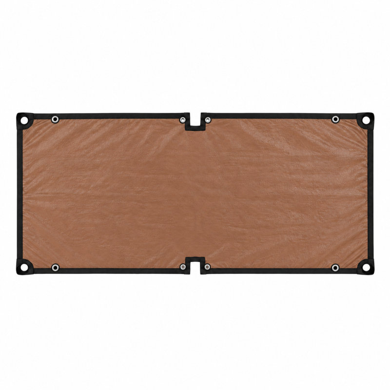 Pare-soleil réversible pour chenil modulaire de 1,2 m x 2,4 m – Imperméable et protection UV