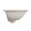 Lavabo de salle de bain rectangulaire encastré NOBLE 1611W