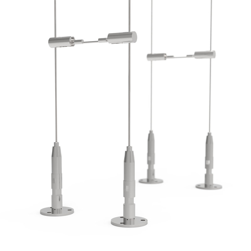 Crebessa 20 Bottle Wine Bottle Rack Silver