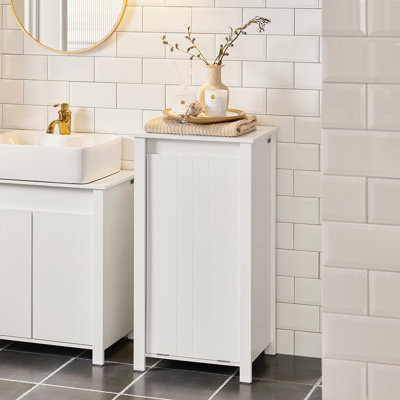 Abdelrhman Mounting / Installation Required Linen Cabinet