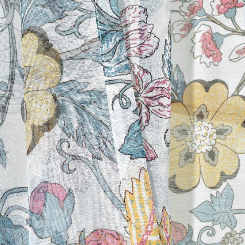 Paire de rideaux transparents Lush Decor Sydney (ensemble de 2)