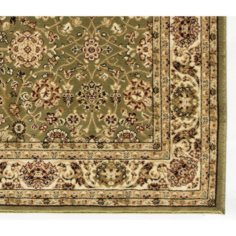 Gloucester Gilded Loom Oriental Olive Area Rug, Runner 2'3" x 7'1