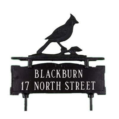 2-Line Lawn Address Sign