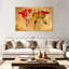 «World Map Old Compass World Map», reproduction sur toile 3 pièces par Tess P-93058343