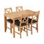 4 - Person Solid Oak Dining Set-87460711