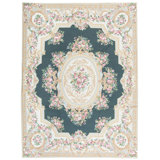 Wool Floral Area Rug