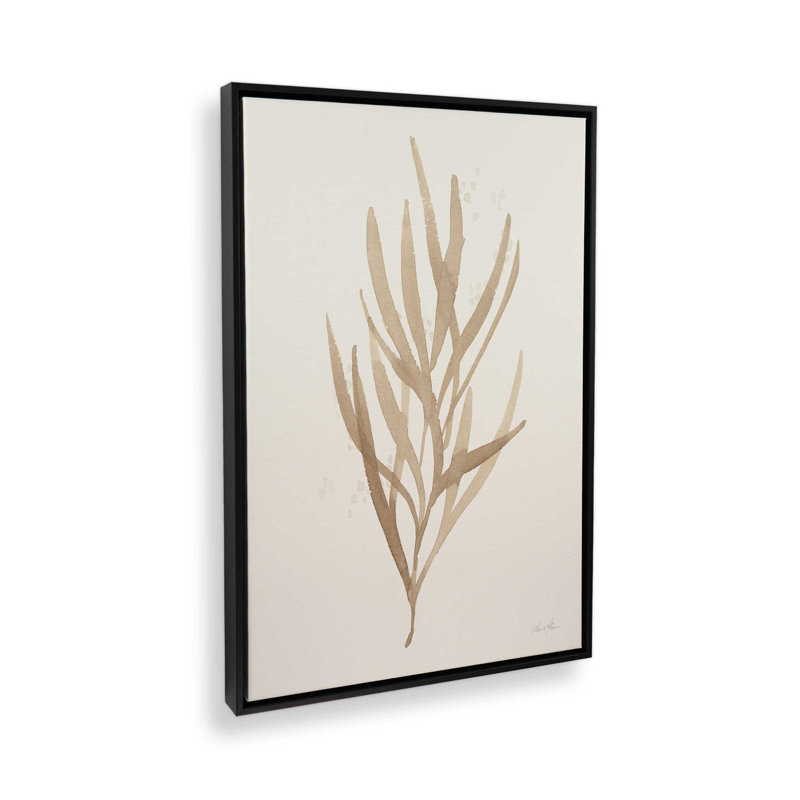 Impression sur toile dans un cadre, H 12,75 po x l 8,75 po, Noir satiné