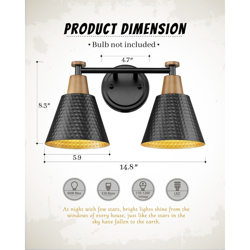Breelynn 2 - Light Dimmable Vanity Light
