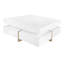 Table basse moderne à 4 tiroirs ultrabrillante