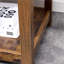 Table de bout à 2 niveaux avec tablettes de rangement-1738425210