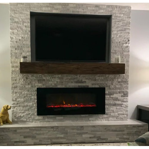 Millwood Pines Shiela Hand Carved Wood Mantel & Reviews | Wayfair