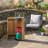 Himanshu Round Douglas Fir Wood Propane Smokeless Fire Pit Table with Hidden Fuel Tank