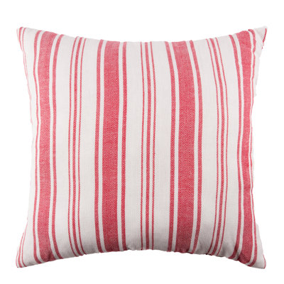 Savannah Stripe Woven Square Throw Pillow