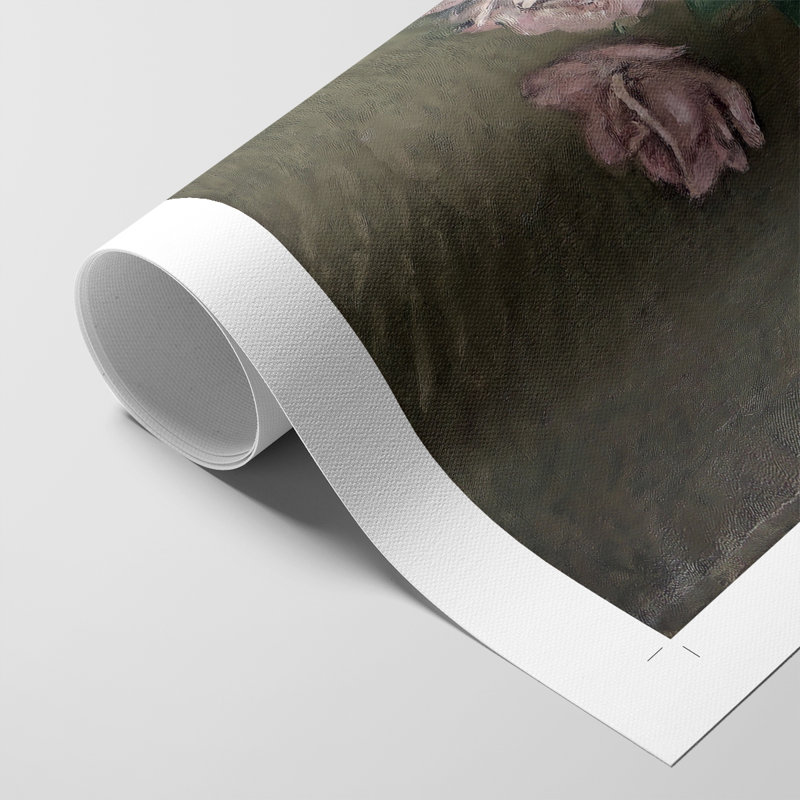 Imprimé floral rétro Lxxxxi - impression sur toile seulement - non encadrée, H 36 po x l 24 po