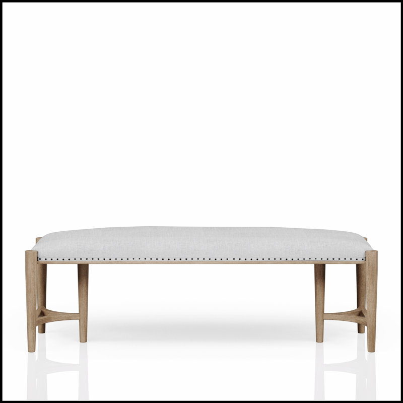 Sand Colored Bench Simple design, comfortable and durable, multi-functional bench