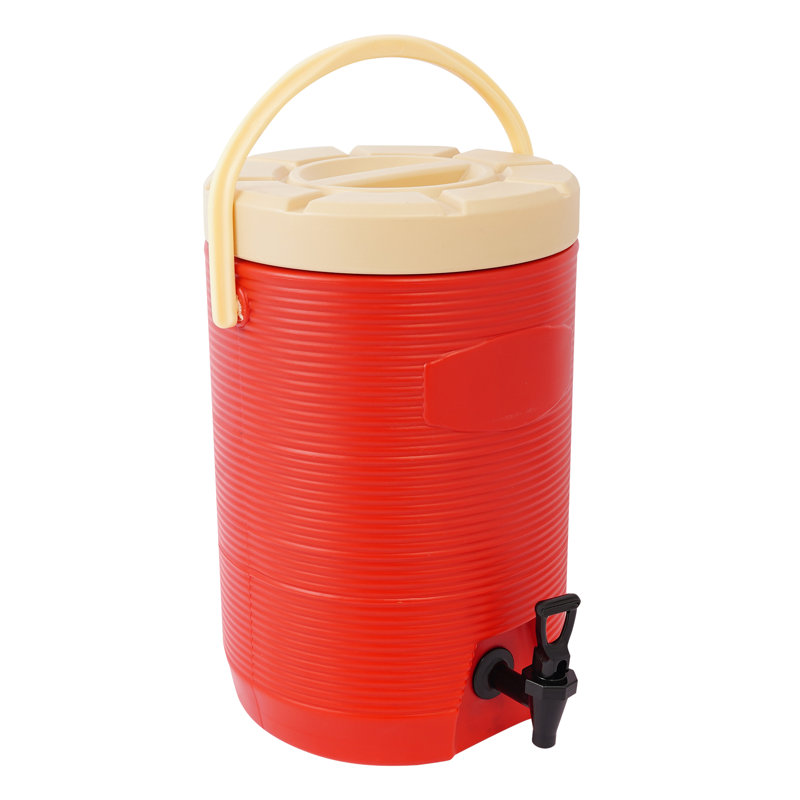4.07Gal Cold And Hot Beverage Dispenser, Red