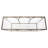 Serse 42'' Glass Top Console Table