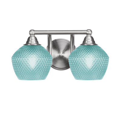 Barre d'éclairage de salle de bain 2 lumières Mukkesh