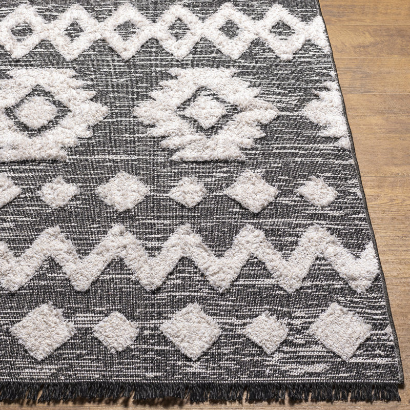Himzo Performance Cotton Southwestern Indoor Rug, Rectangle 2'1" x 3'9"