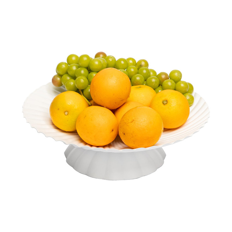 Bol à fruits à volants 11 pi, Blanc