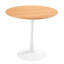 Tables de salle à manger modernes en chêne à densité moyenne, conception ronde compacte pour la maison-343168594-343168607