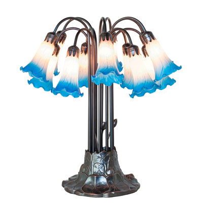 Lampe de table 24 lumières lys 24 "Tiffany Pond