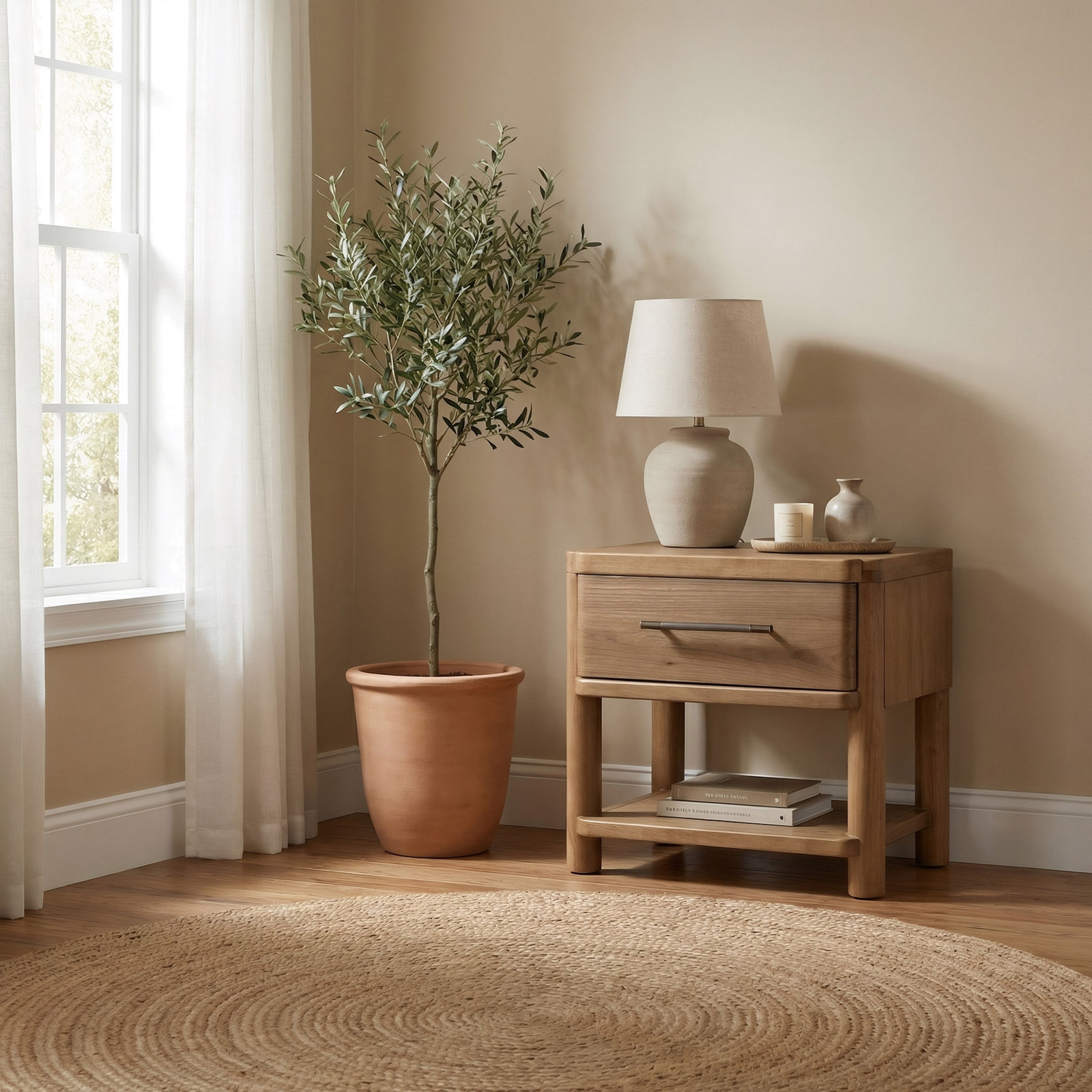 Hollis One-Drawer Nightstand