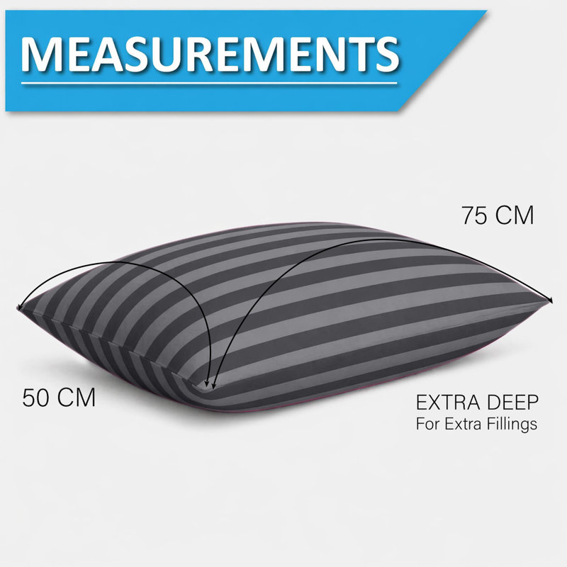 17 Stories Pillow Case, CHARCOAL