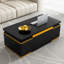 Table basse à plateau relevable avec tabourets de rangement, table centrale moderne avec plateau pliable, table basse réglable multifonctionnelle pour le salon-2090116615