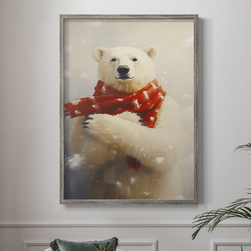 «Christmas Holiday Art», série 2-Cxxxi, reproduction encadrée - bois massif, H 30 po x l 24 po