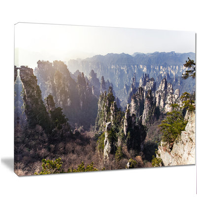 Reproduction de photo sur toile tendue, parc national de forêt de zhangjiajie