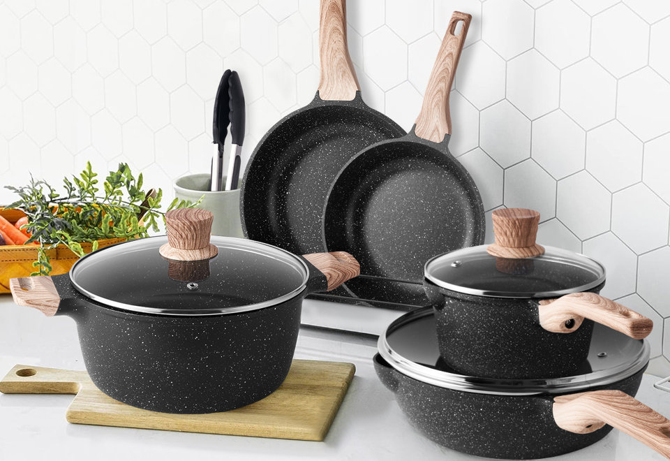 Black Cookware Sets