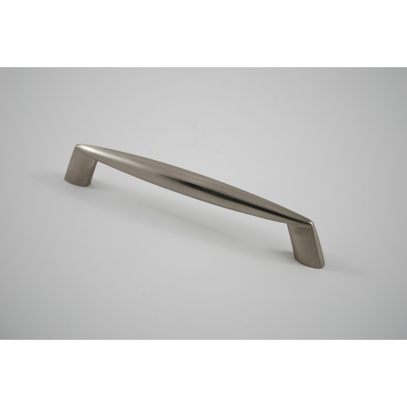 Poignée barre 5" centrée, Nickel satiné
