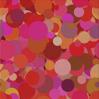 Tapis géométrique rose / rouge Antoniyah