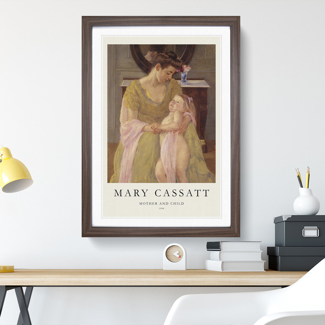 Mother and Child Vol.6 by Mary Cassatt - Picture Frame Painting