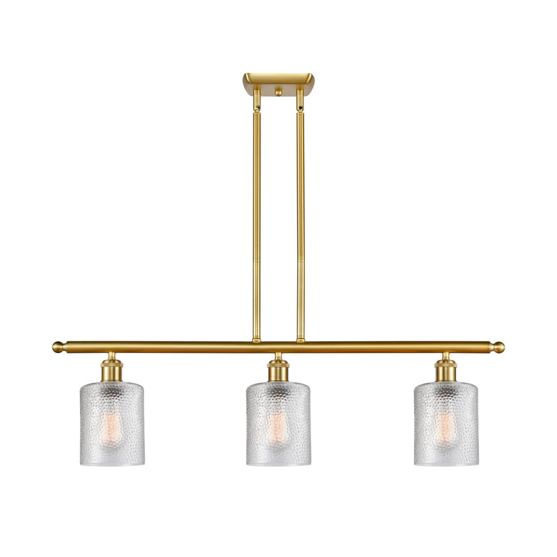 Leilani 3 - Light Kitchen Island Pendant, Satin Gold