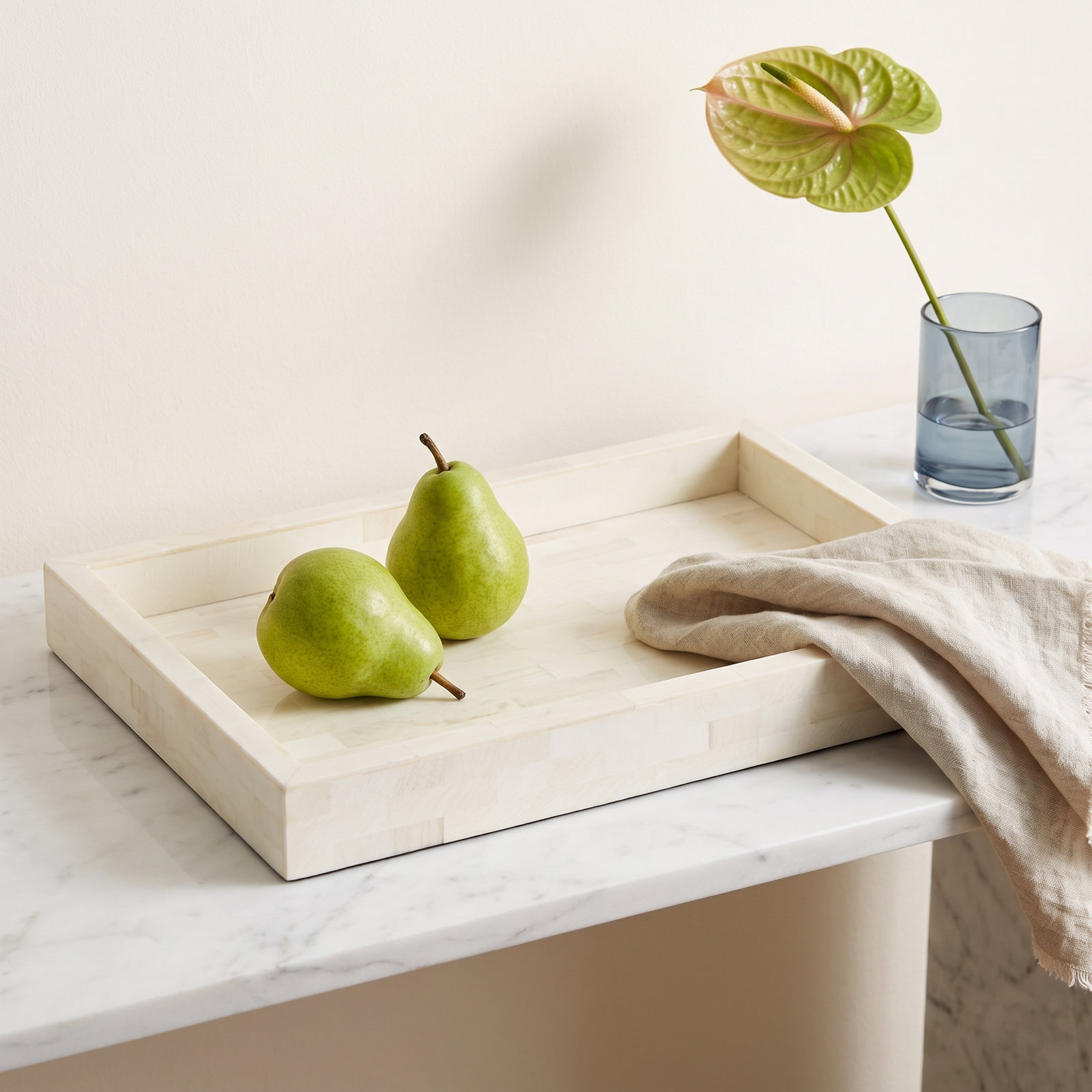 Resin Rectangle Decorative Tray