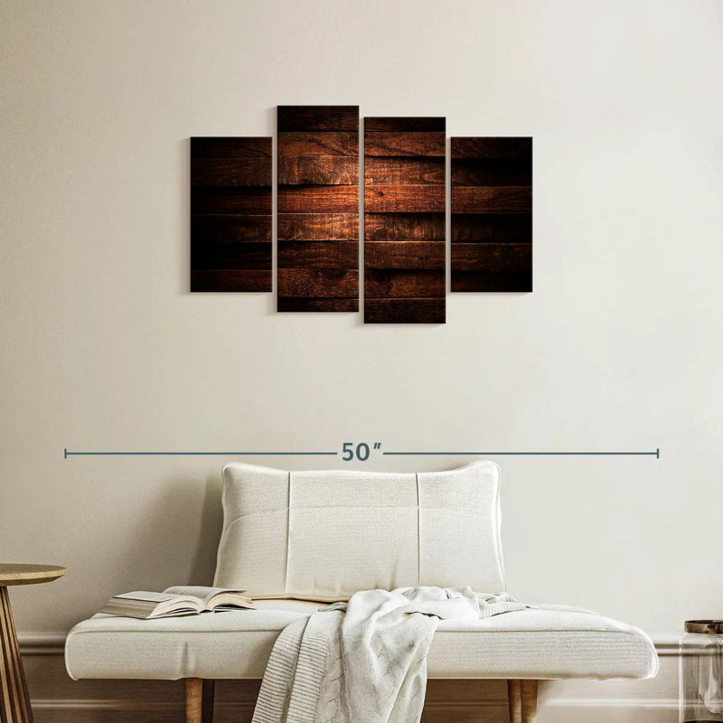 Rustic Wood Stack, 22" H x 36" W