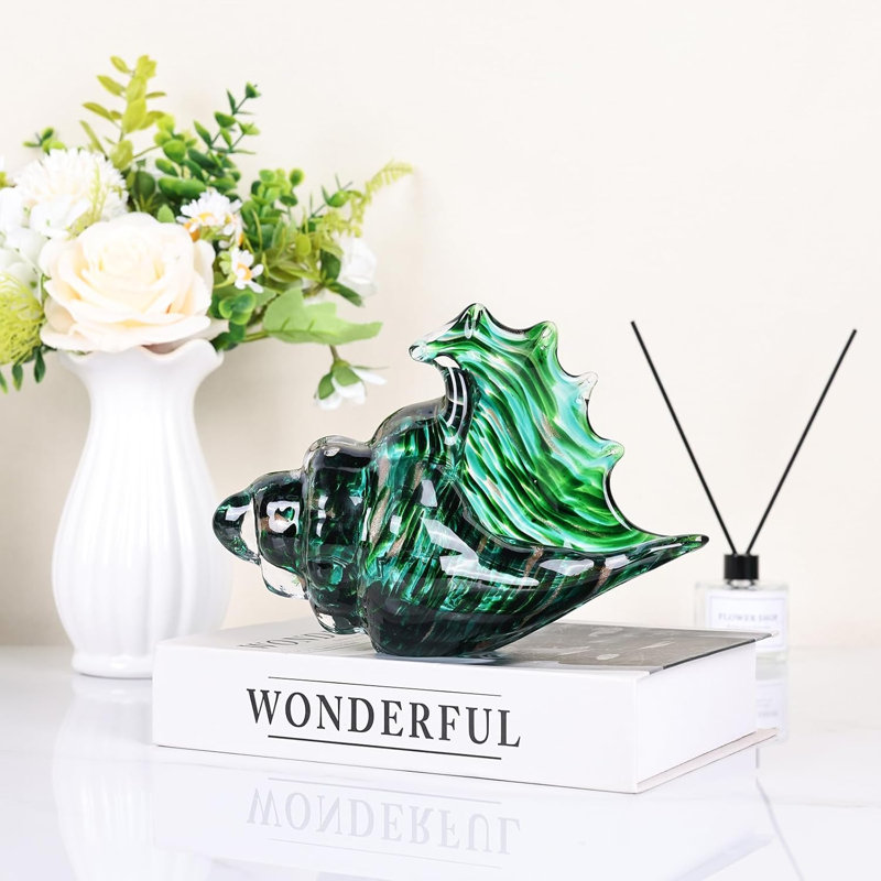 Sculpture en verre soufflé à la main